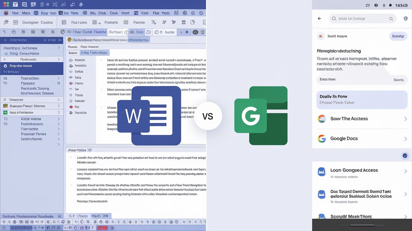 Microsoft word and Google Doc